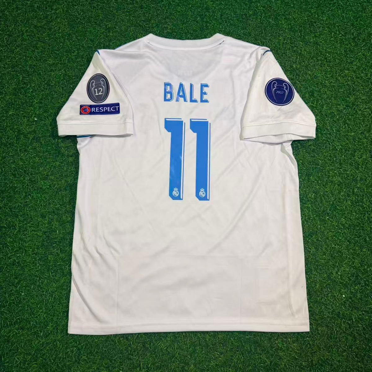 Gareth Bale 11- Madrid 2018 Final Jersey – Back View