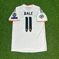Gareth Bale 11- 2014 FINAL Home White Jersey – Back View