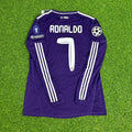 Cristiano Ronaldo 2010-11 Champions League Green Long Sleeve Jersey – Back View