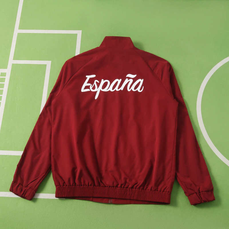 Spain 2026 World Cup Red Windbreaker Jacket – Front View