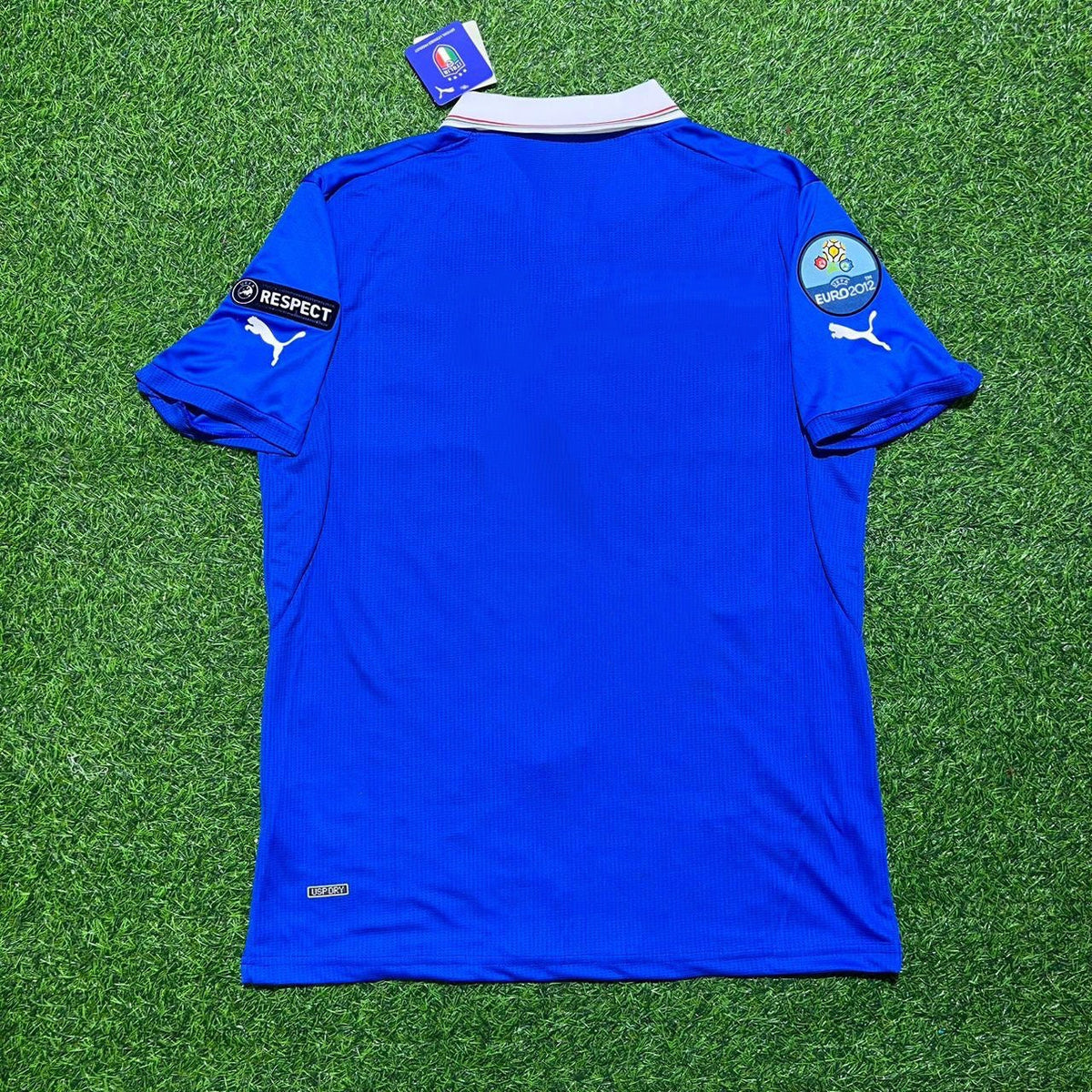 Italy Euro 2012 Retro Home Jersey – Front View