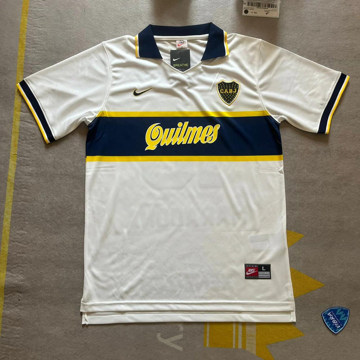 Juan Roman Riquelme 10- Boca Juniors Football Jersey – Front View