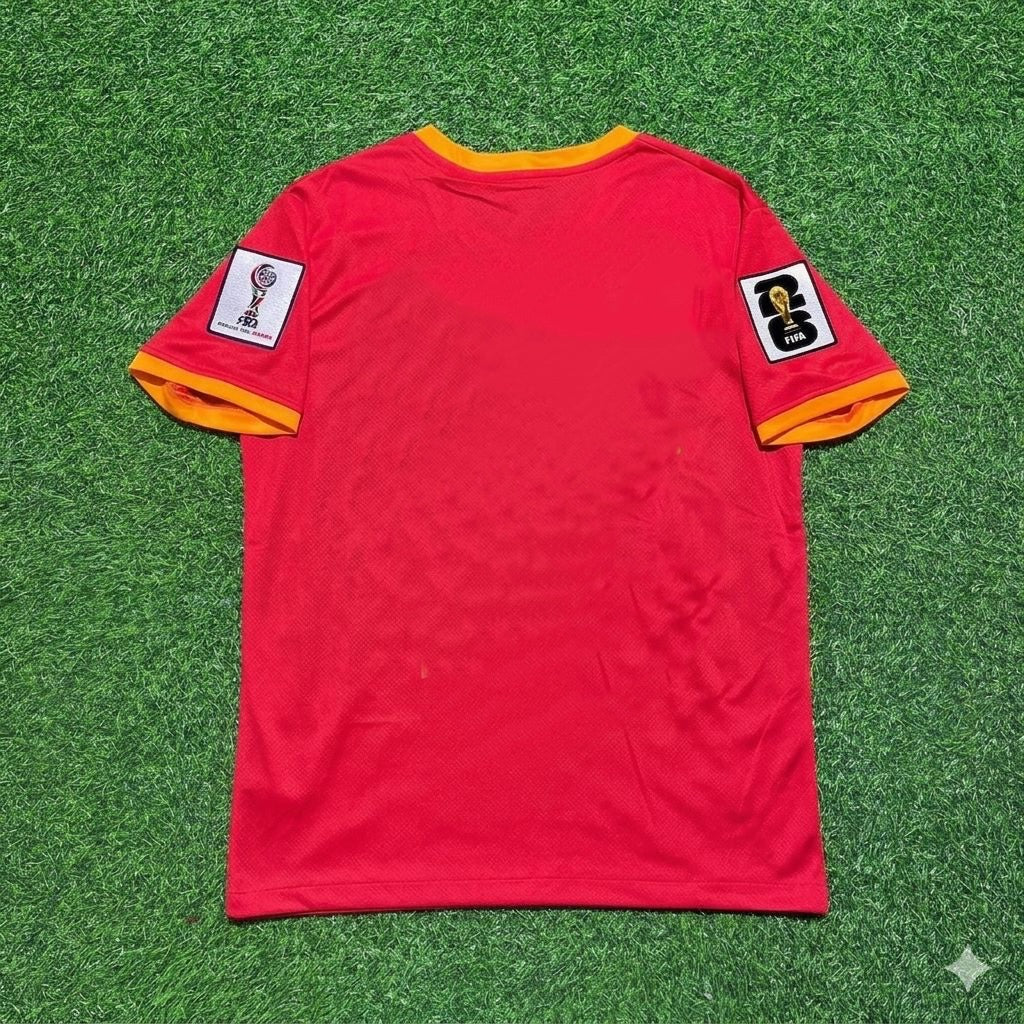 Brazil 2026 World Cup Red Jersey – Front View