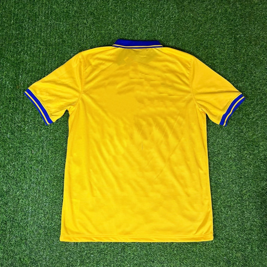 Arsenal 2013/2014 Yellow Retro Kit Jersey – Front View