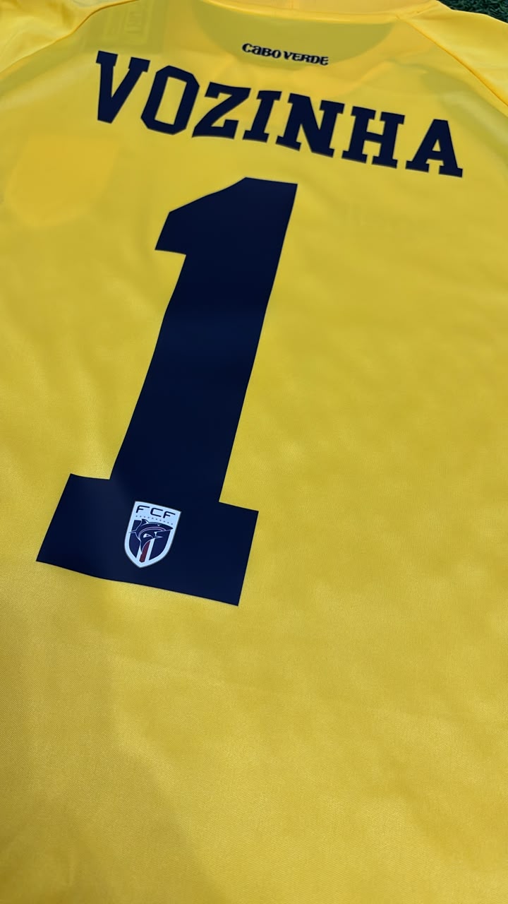 Vozinha Goalkeeper Cape Verde 2026 World Cup Football Jersey Shirt – Detailed View