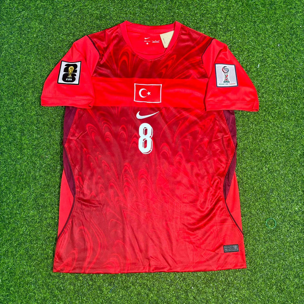 Arda Guler Turkey Turkiye 2026 World Cup Home Red Kids Football Jersey – 4