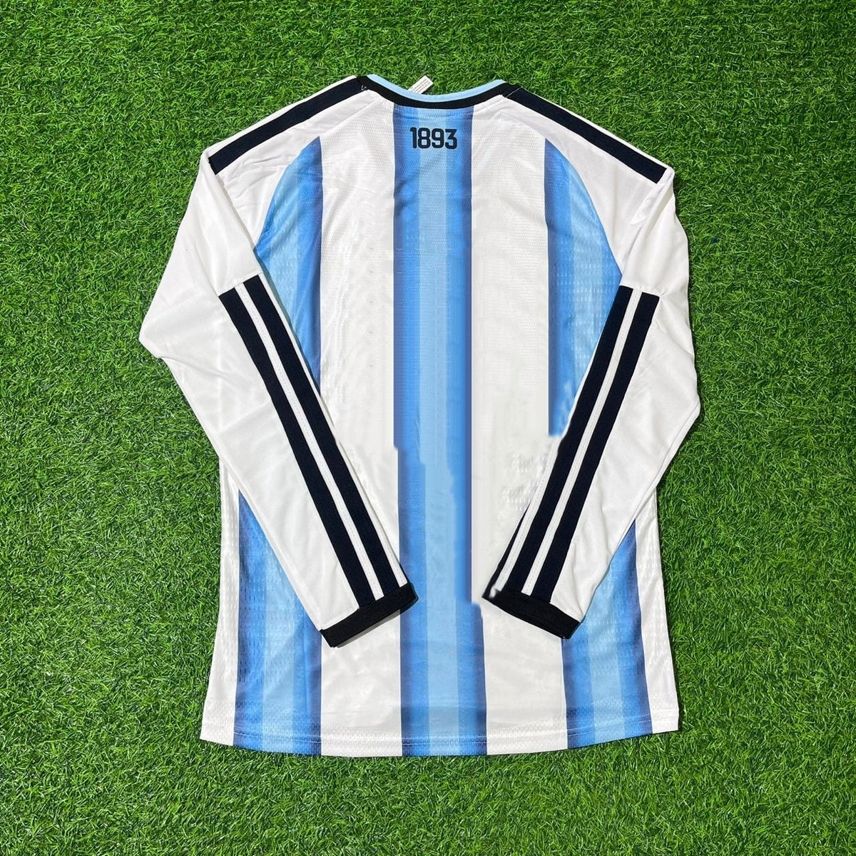 Argentina 2026 World Cup Long Sleeve Football Jersey – Back View