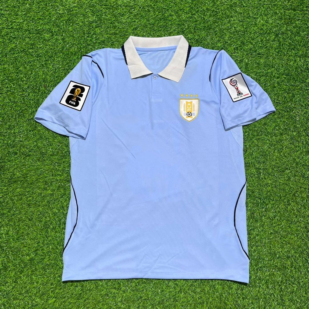 2026 Uruguay World Cup Darwin Núñez #9 Home Sky Blue Football Jersey – Front View