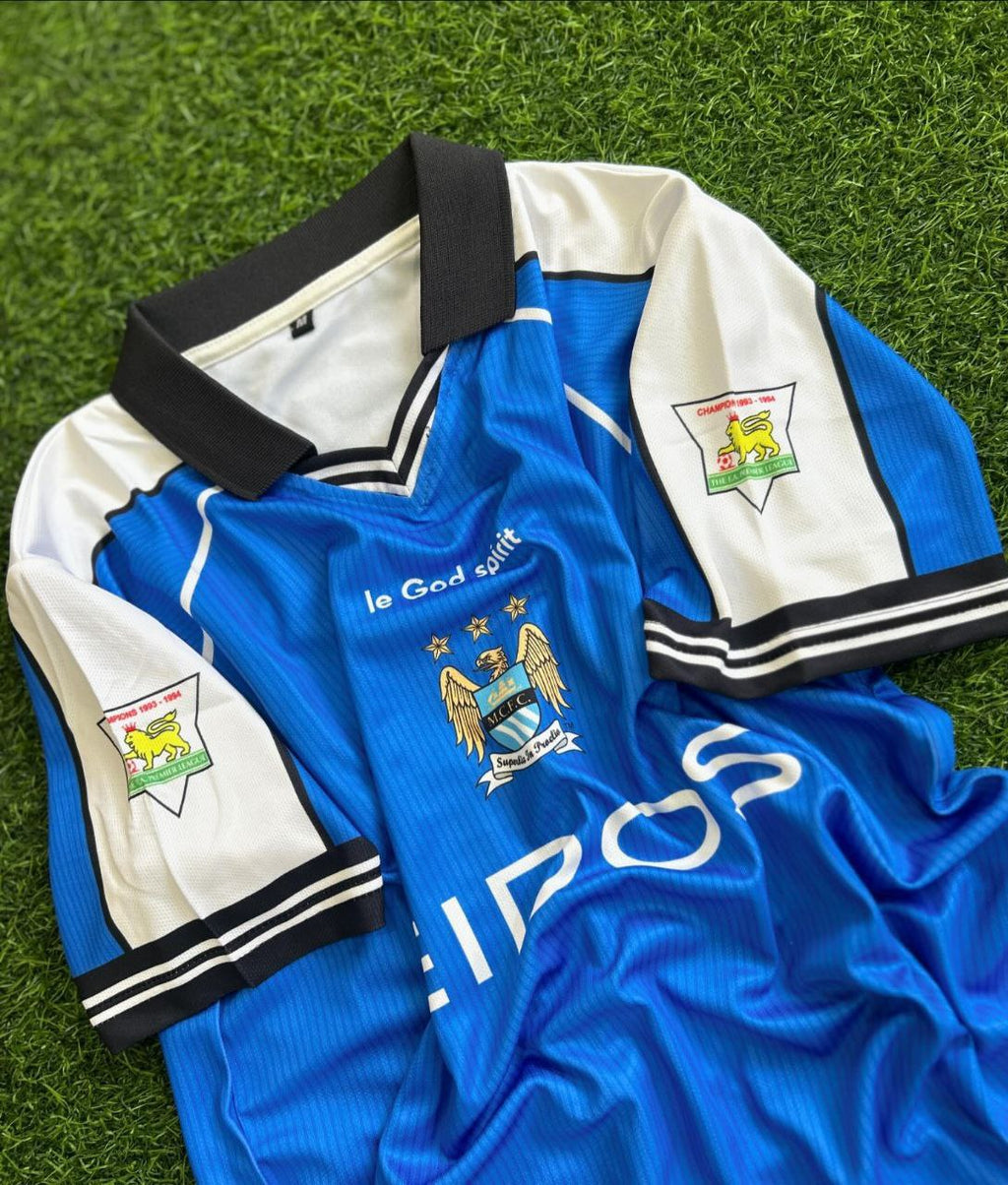 Haaland Manchester City Blue Retro Jersey – 8