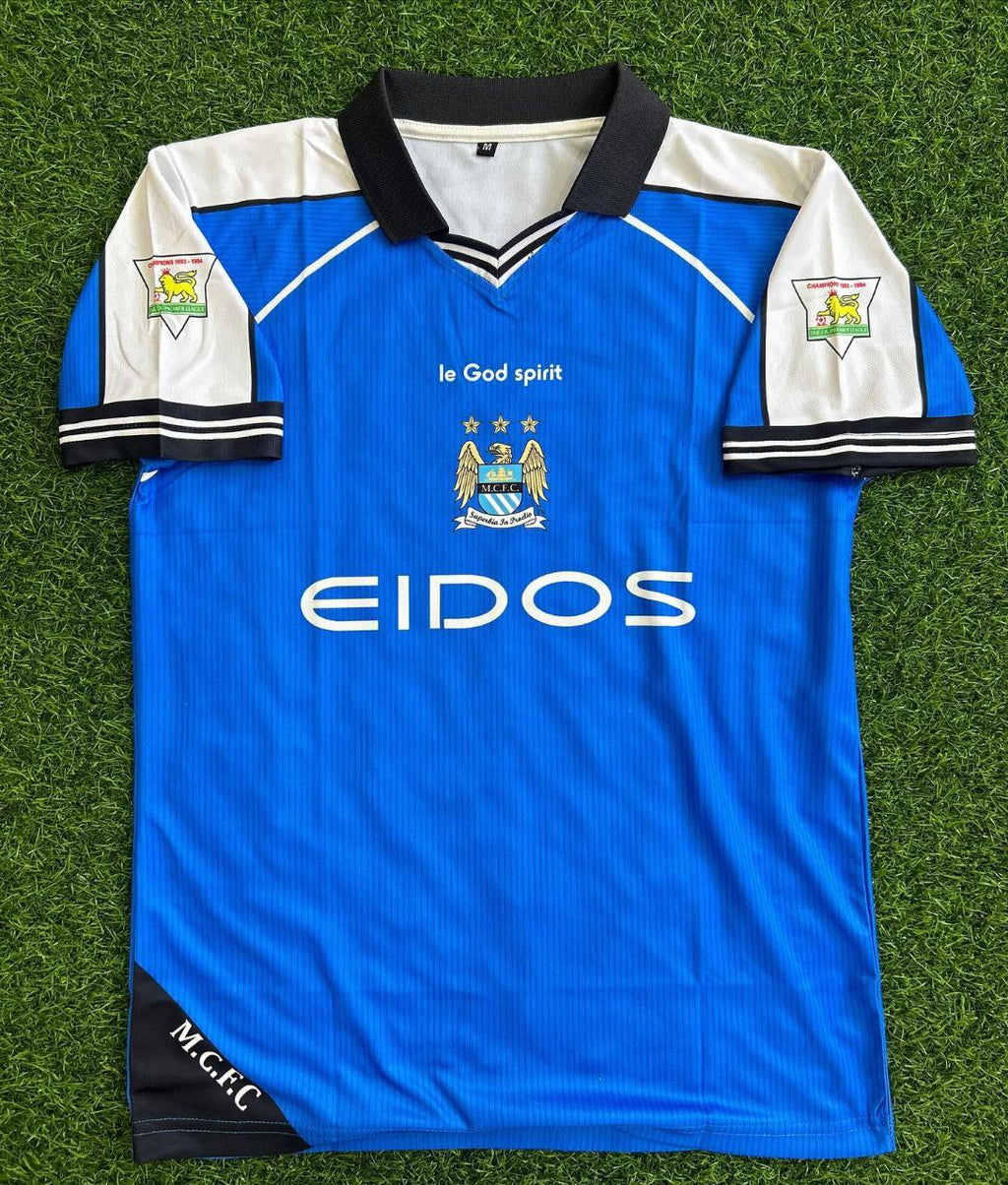 Haaland Manchester City Blue Retro Jersey – 4