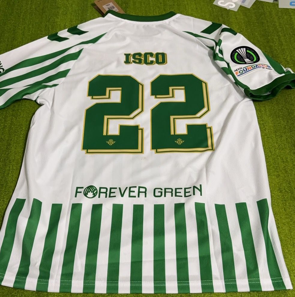 Isco Real Betis New Season Jersey – Back View
