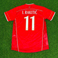 Ivan Rakitic Sevilla Red Home Special Retro Football Jersey – Back View