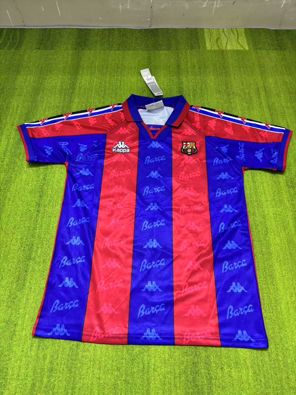 Ivan de la Pena Barcelona 1996 1997 Retro Jersey – Front View