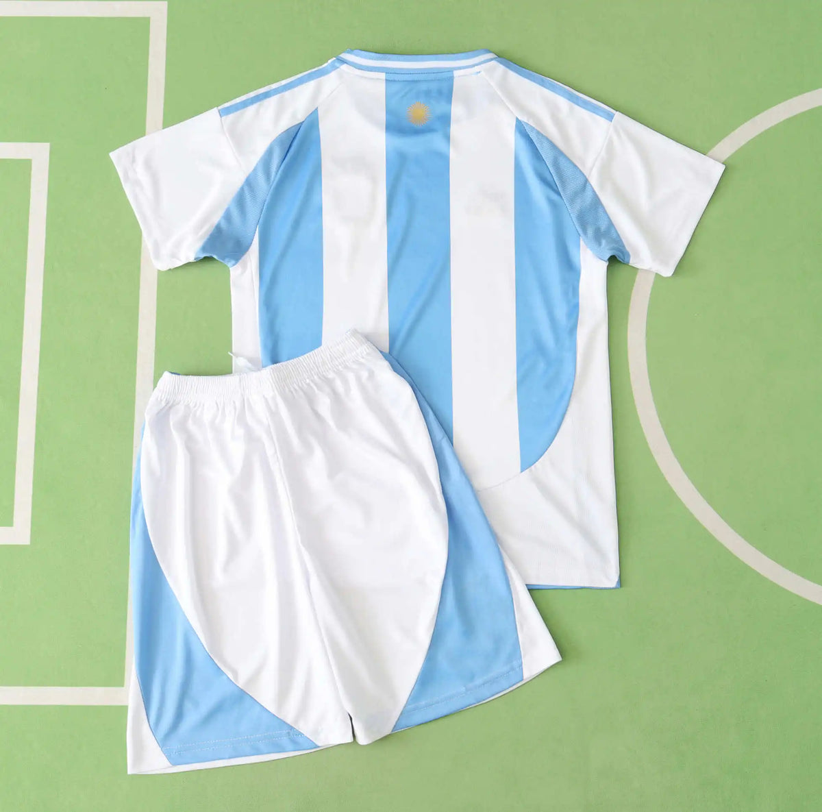 Lionel Messi Argentina Home Kids Kit Kindertrui (Ages 3-13) – Front View