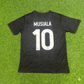 Jamal Musiala Germany 125 Years Special Black Football Jersey – Back View