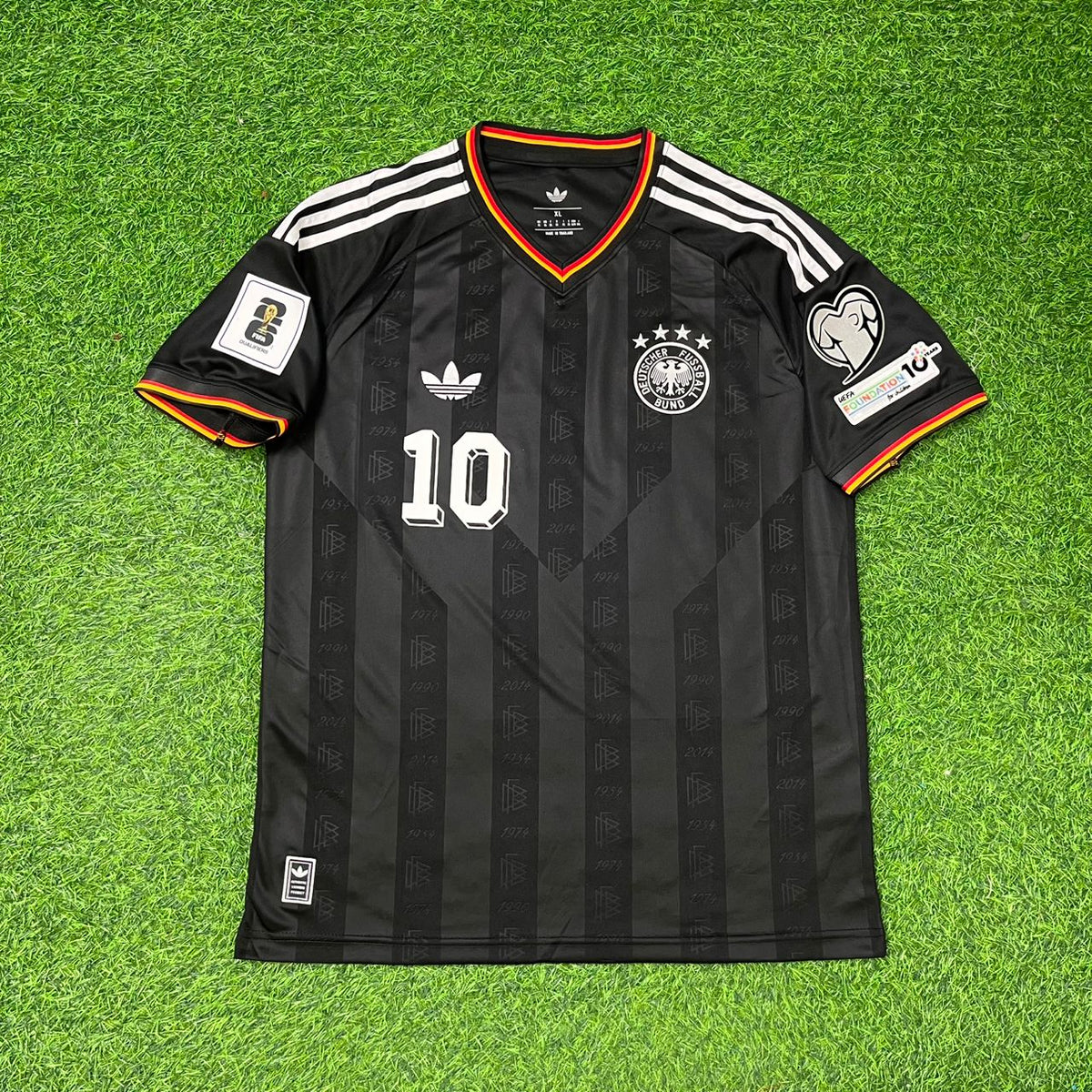 Germany 2026 World Cup Black Style Football Jersey – Jamal Musiala 10# – Front View
