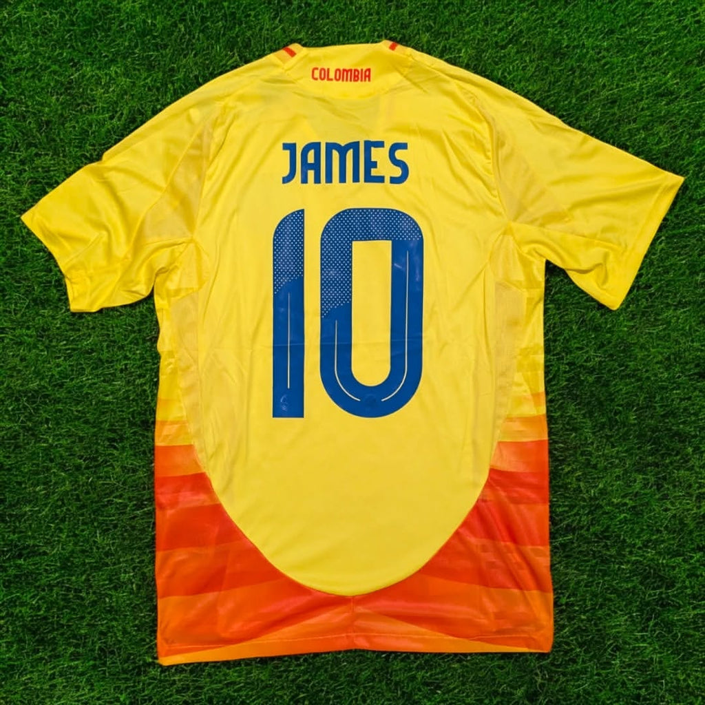 James Rodriguez Colombia Jersey – Back View