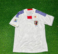 2010 Japan World Cup White Retro Football Jersey – Back View
