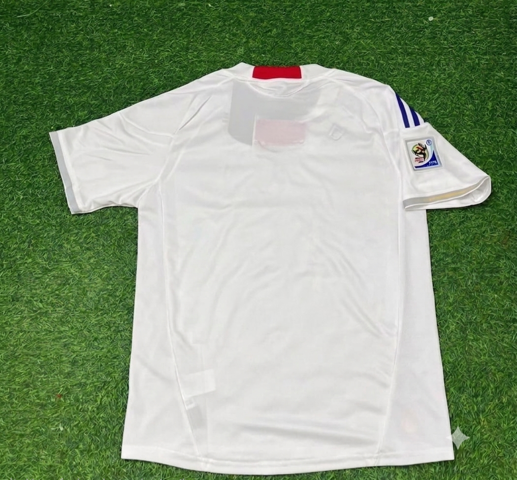2010 Japan World Cup White Retro Football Jersey – Front View