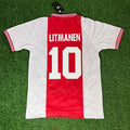 Jari Litmanen Ajax Retro Jersey – Back View