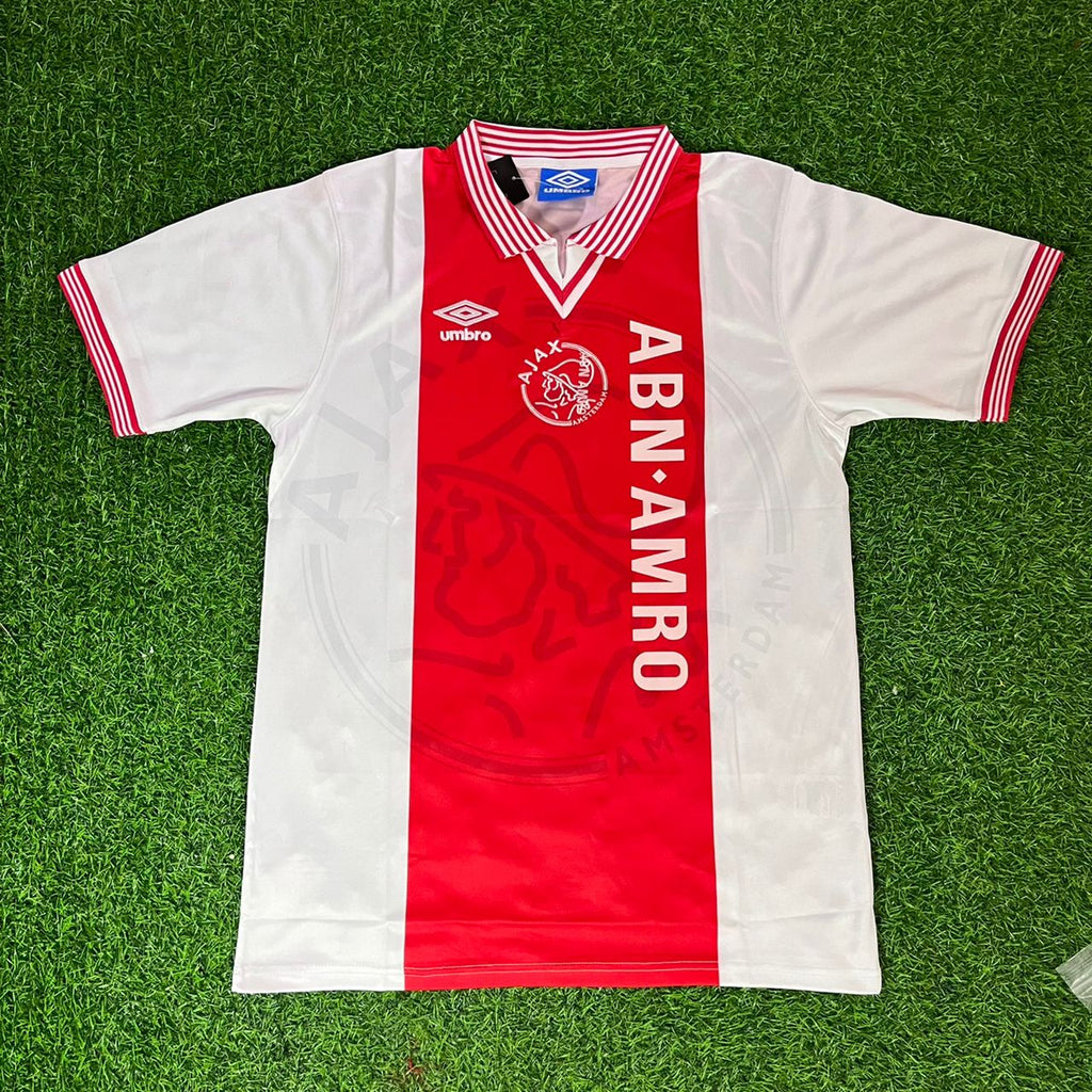 Jari Litmanen Ajax Retro Jersey – Front View