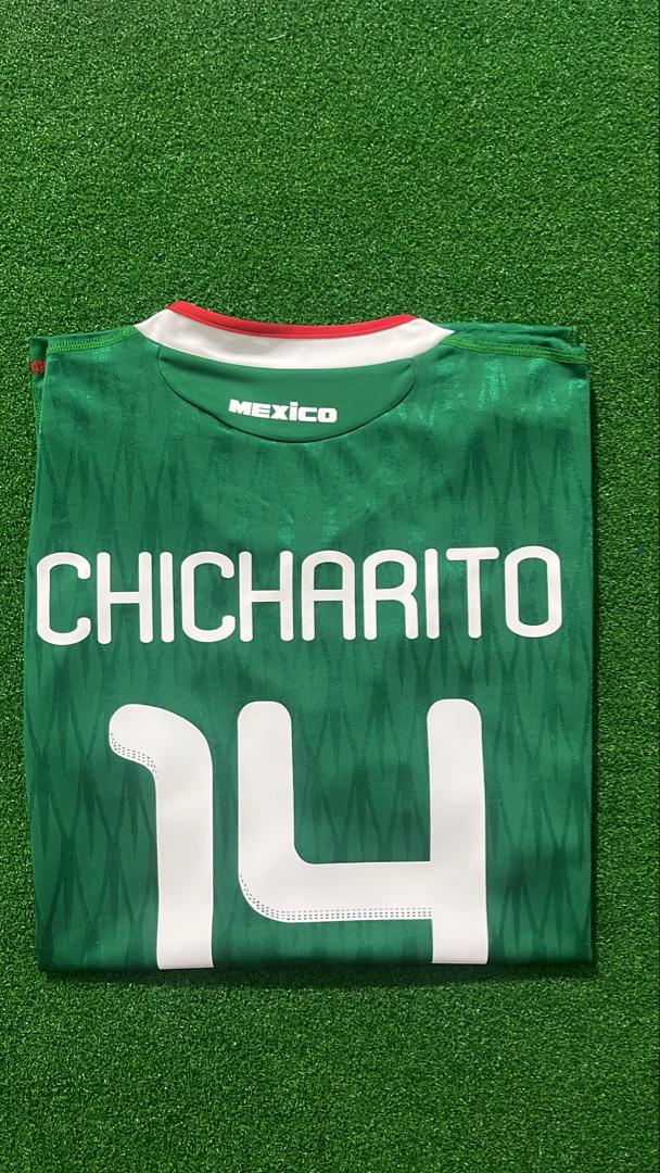 2010 Mexico World Cup Javier Hernández Chicharito Retro Football Jersey – 5