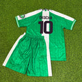 Jay-Jay Okocha 10 - Nigeria 1994 1996 Kids Retro Kit Jersey – Back View