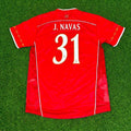 Jesus Navas Sevilla 2003/2004 Red Home Retro Football Jersey – Back View