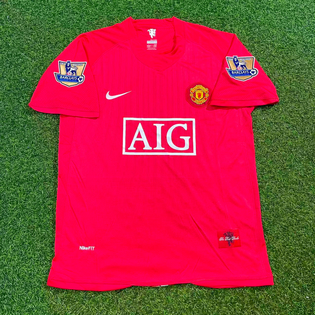 Manchester United 2007 2008 EPL Retro Red Jersey – Ji-sung Park – 4