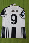 2026 Jonathan David Juventus Home Football Jersey – Back View