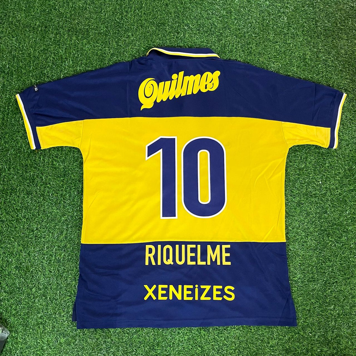 Juan Roman Riquelme Boca Juniors 1998/99 Retro Football Jersey – Back View