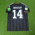 2014 Germany World Cup Julian Draxler Special Edition Black Retro Football Jersey – Back View