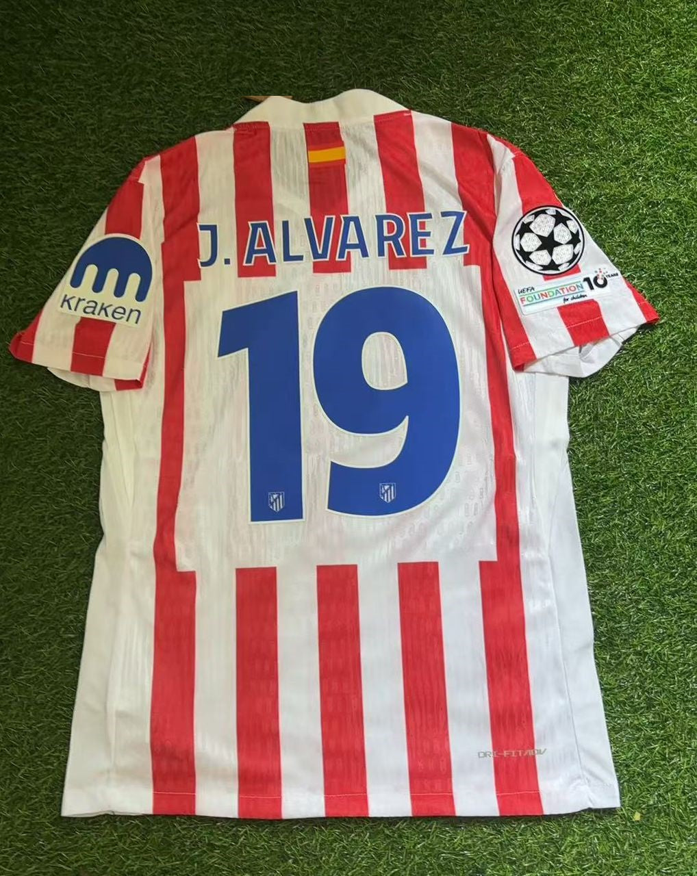 Julian Alvarez Atletico Madrid New Season Jersey – Back View