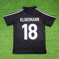 Jürgen Klinsmann Germany Deutschland Schwarzes Retro Fußballtrikot Jersey – Back View