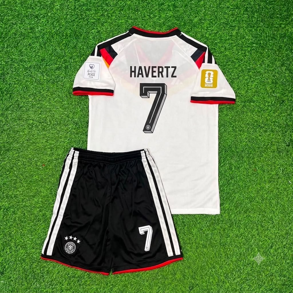 Germany 2026 World Cup Kids Home Football Jersey – Kai Havertz – Back View