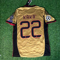 Kaká Leite 22 - AC Milan 2013/2014 Red Black Retro Jersey – Back View