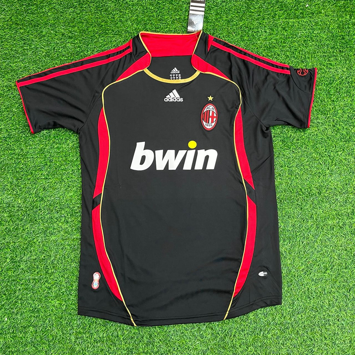 Kaká Leite AC Milan 2006-2007 Black Retro Soccer Kit Jersey – 4