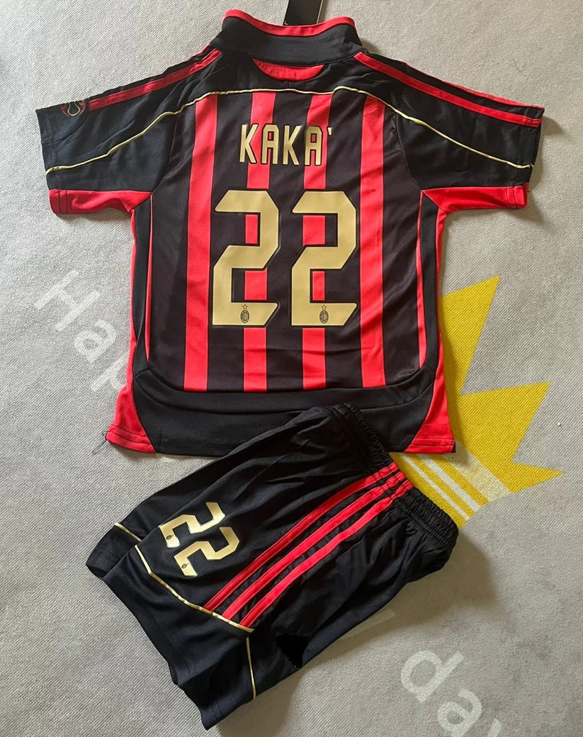 2006/07 Kaká Leite AC Milan Red Home Football Jersey – Detailed View