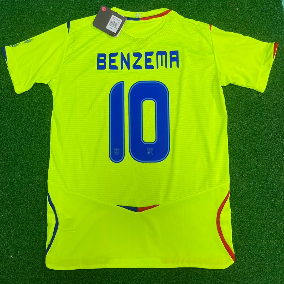 Karim Benzema – Olympique Lyon 2008–2009 Third Kit Jersey – | | – Back View