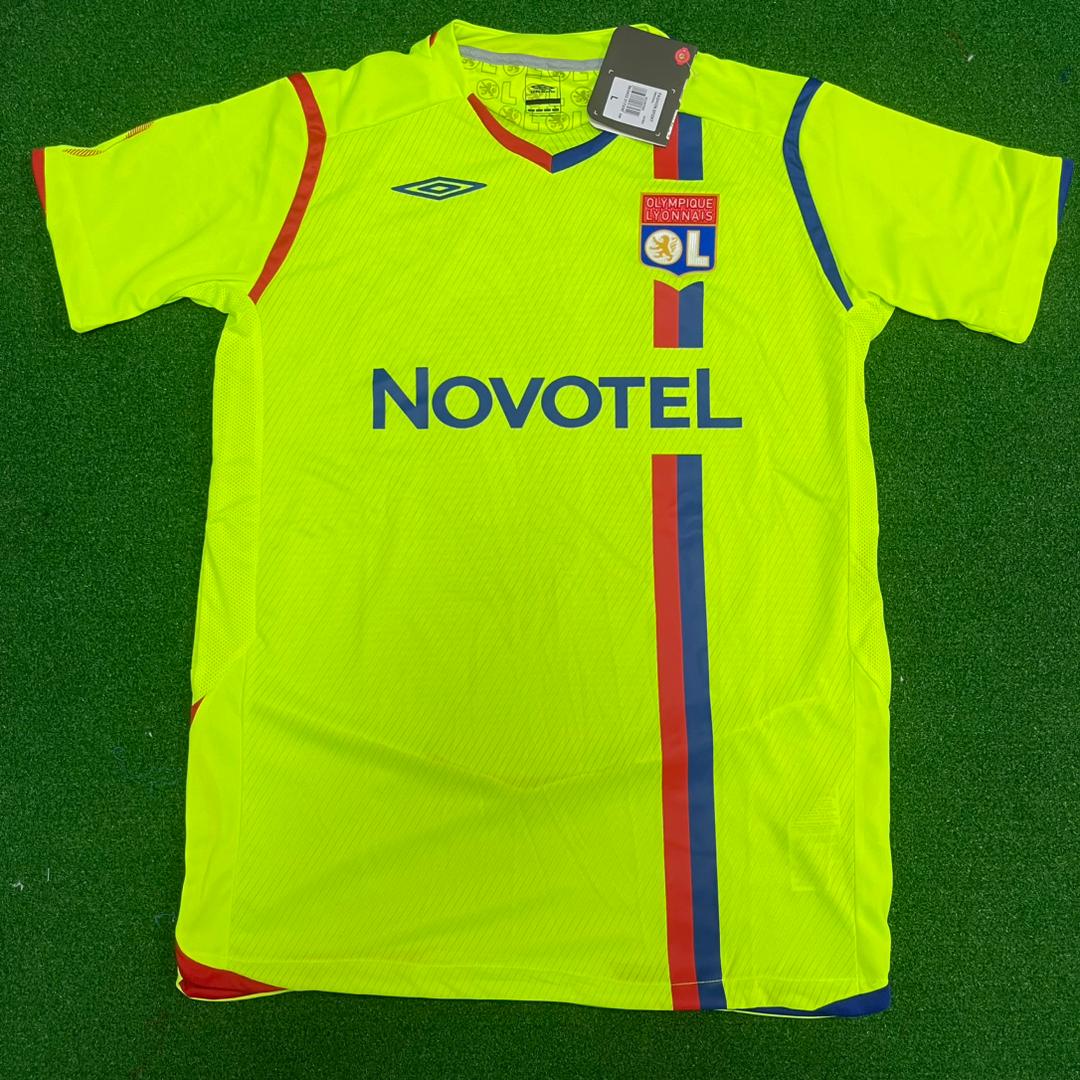 2008 Kim Källström 6 Olympique Lyon 2009 Third Football Jersey – Front View