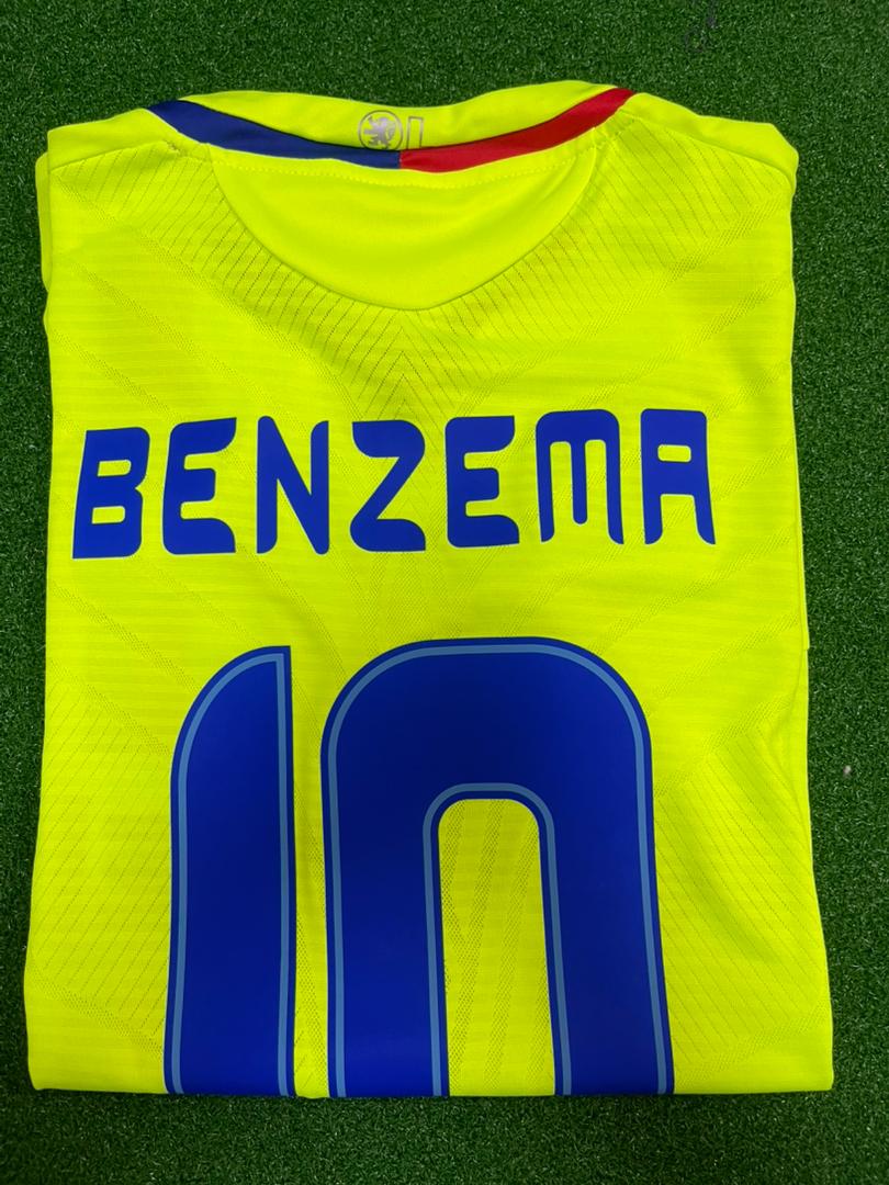 Karim Benzema – Olympique Lyon 2008–2009 Third Kit Jersey – | | – Detailed View