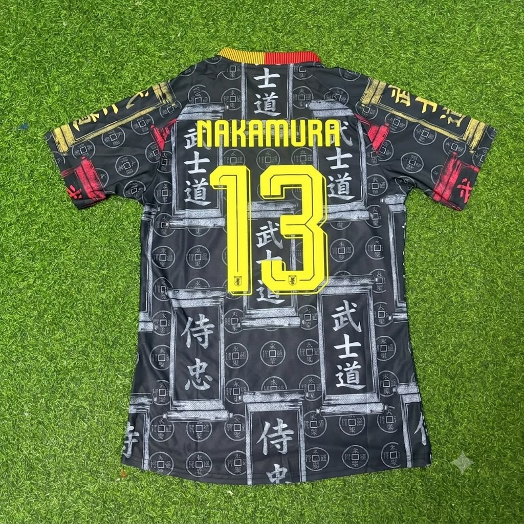 Keito Nakamura Japan Commemorative Football Jersey – Back View