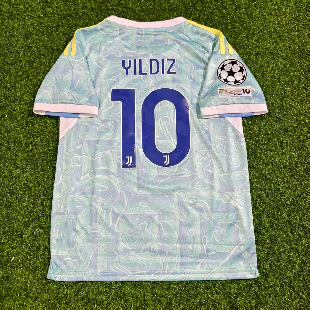 2026 Kenan Yildiz Juventus Away Football Jersey – Back View
