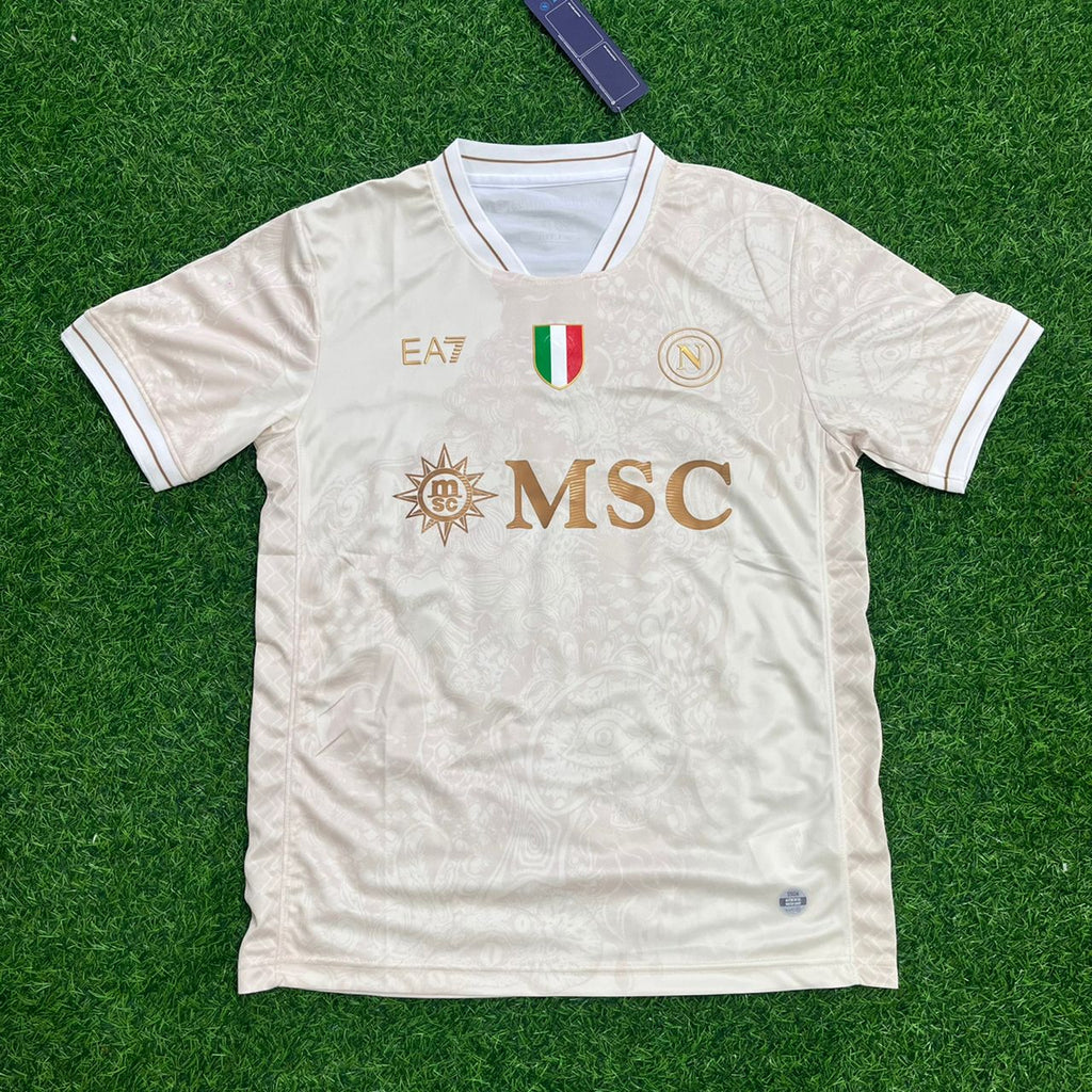 Kevin de Bruyne Napoli White New Football Jersey – Front View