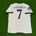Kvara Khvicha Kvaratskhelia #7 New Season Jersey – | | – Back View