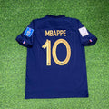 Kylian Mbappe France 2022 World Cup Final Retro Jersey – Back View