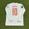 Kylian Mbappé #10 France 2026 World Cup Away Long Sleeve Jersey – Back View
