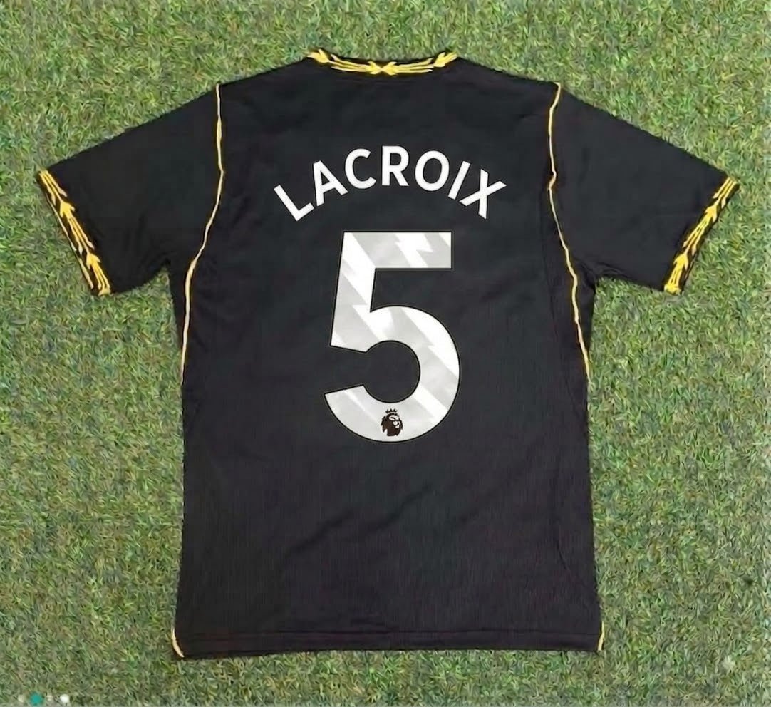 Maxence Lacroix Chelsea Away 2027 New Season Football Jersey – Back View