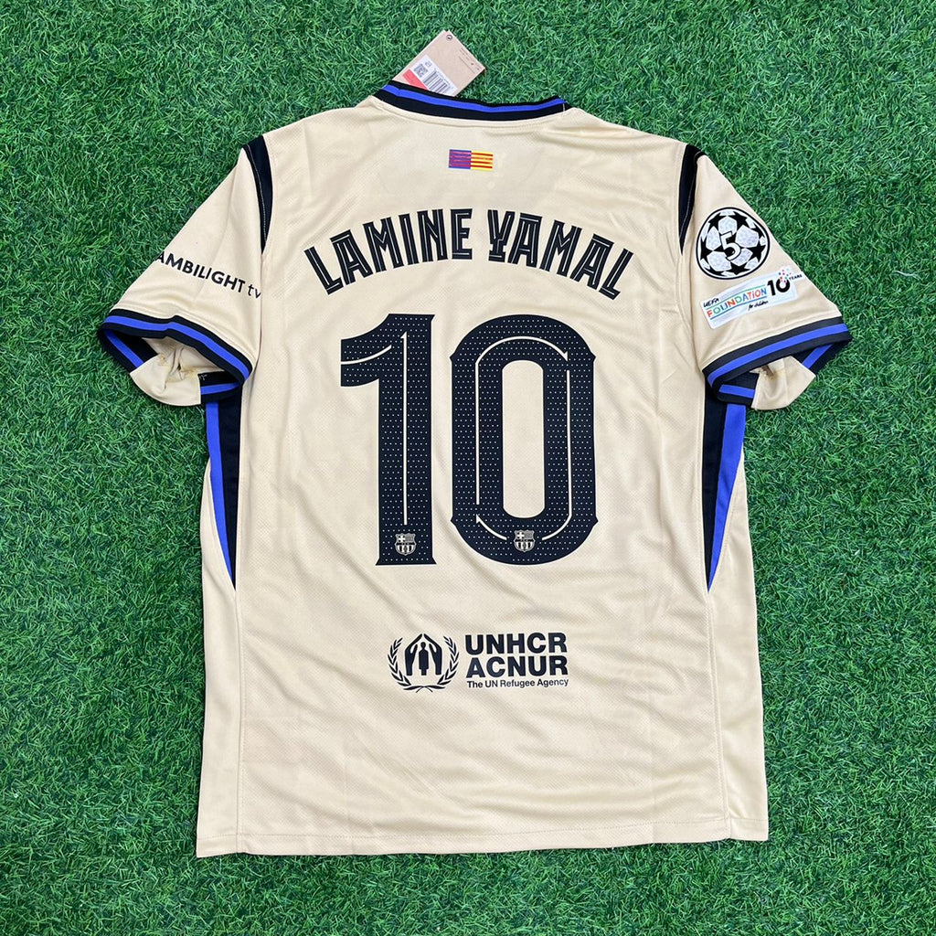 Lamine Yamal Barcelona Away New Season 2026 Jersey – Back View