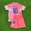 Lamine Yamal Barcelona Pink New Season 2026 Kids Jersey Kinder – Back View